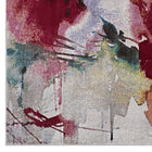 Modway Blume Abstract Floral Area Rug - 4 ft W x 6 ft L - Multicolored-100% Polypropylene