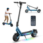 Gyrocopters Sceptre Electric Scooter for Adults & Teens - Speed 38 kmph - Range 40 km - APP - Black-Montez sur la trottinette électrique Gyrocopters Sceptre et découvrez une alliance inégalée de puissance brute et de design sophistiqué. Conçue spécifiquement comme un modèle haut de gamme pour adultes, cette trottinette élégante est taillée pour dompter aussi bien les environnements urbains exigeants que les terrains accidentés