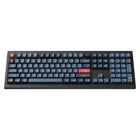 Keychron V6 Max Knob Version Swappable RGB Backlight - Brown Switch - Black-Gasket-mounted structure for cushioned keypresses, reduced fatigue, and smoother sound