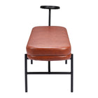 Zuo Ploce Bench - Brown-Dimensions: 17.1" L x 62.2" W x 26.6" H