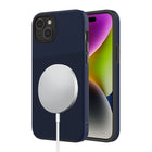AXS PROTech Plus MagSafe Compatible Sleek Dual-layered Anti-Shock Case for Apple iPhone 15 - Astral Blue-Military-grade durability (Exceeds MIL-STD-810)