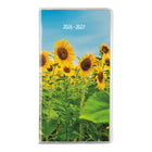 Blueline 2026 2-Year Monthly Pocket Planner - 6-1/2" x 3-1/2" - Assorted Designs - Bilingual-Certified under FSC license code: FSC C102682. The Forest Stewardship Council enables businesses and consumers to choose products made with materials sourced from responsible forestry, promoting environmentally appropriate, socially beneficial, and economically viable management of the world's forests