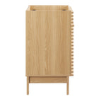 Modway Render 24" Bathroom Vanity Cabinet - Oak-Dual Soft-Close Doors
