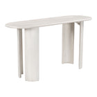 Zuo Risan Console Table - Whitewashed-Colour: Off White