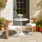 Zuo Tiana Dining Chair - Natural/Beige-Dimensions: 17.7" L x 20.9" W x 30.3" H