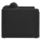 Modway Visible Boucle Fabric Armchair - Black-Non-Marking Foot Pads