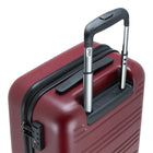 Roots Chalet 19" Hardside Carry-on Spinner Luggage - Merlot-Comes with two packing cubes for organized packing