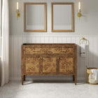 Modway Elysian 48" Wood Bathroom Vanity Cabinet - Brown-Assembly Required