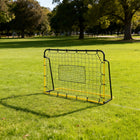 Soozier 6 x 4 ft Rebound Net Soccer Goal with 5 Angle Adjustable for Soccer Baseball Basketball Training-Can help save a lot of time to pick up the ball, improve your ball skills, agility and responsiveness   
