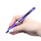 Pentel EnerGel Liquid Gel Refillable Grip Pen - Retractable - 0.7mm - Lilac-Lilac with metal accents