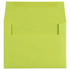 JAM Paper A6 Coloured Invitation Envelopes - 4.75 x 6.5 - Ultra Lime Green - 50 Pack-Envelope Features: Straight gummed flap closure, high quality smooth paper finish