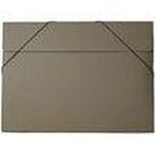 JAM Paper Kraft Portfolio with Elastic Closure Jumbo - 14.5 x 19.5 x 0.5 - Natural Brown Recycled-Quantity: Sold Individually