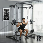 Soozier 3 In 1 Smith Machine-Squat stand adjusts 16 levels: 25-175cm (10"-69")