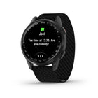 Garmin Approach S50 Smartwatch - Slate Aluminum Bezel With Black Comfortfit Nylon Band-PLAN YOUR SHOT - Get distance to the front, middle and back of the green. Plus, navigate bunkers, water hazards and layups, and use the PinPointer feature to see the direction of the pin.