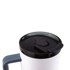 Sully Double-Wall Stainless Steel Tumbler With Dual Lid - 43 oz - Grey-Dual Purpose Lid with Straw