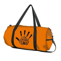 Oscardo Gitxsan Hand by Michelle Stoney Travel Bag-Authentic Indigenous Art Designs - Showcases vibrant artwork by First Nations, Inuit, and Métis artists from across Canada, celebrating culture and creativity in every travel bag