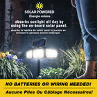 Bell+Howell Bionic Floodlight Solar Powered Motion Activated Light - 500 Lumen - Black-Bionic floodlight maximum has industrial-grade LED bulbs of 3.6-Watt, which creates a super bright floodlight that consumes very little energy