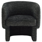 Modway Muse Boucle Fabric Barrel Accent Chair - Charcoal-7
