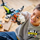LEGO City Great Vehicles Airplane, Service Truck & Hovercraft Remix-Fun kids’ gift for boys and girls ages 7+ who love interactive toys