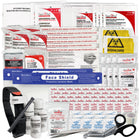 First Aid Central BC Basic First Aid Kit with Metal Case-The kit comes in a metal case with carrying handle