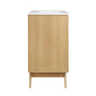 Modway Soma 36" Bathroom Vanity - Oak/White-Wood Grain Finish