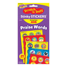TREND Praise Words Stinky Stickers Variety Pack - 2 Packs of 435-Nontoxic, acid-free, and safe to use on photos and in scrapbook albums. Scents contain no nut oils.