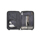 Bugatti Dubai Collection 26" Hardside Check-in Luggage - Spinner - Charcoal-Zipper-release expansion system for 20% more packing space