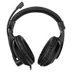 Adesso Xtream H5 Wired Multimedia Stereo Headset - Black-Lightweight design at 0.45 lbs (200g) for comfortable all-day wear