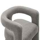 Modway Kayla Boucle Upholstered Armchair - Light Grey-8