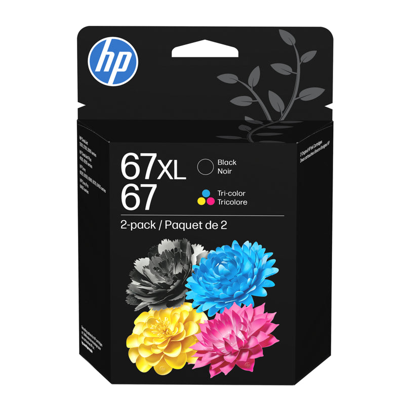 HP 67 Colour/67XL Black Ink Cartridge, 2 Pack | staples.ca