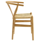 Modway Amish 29" Wood Dining Chair - Natural-Non-Marking Foot Pins