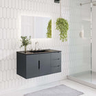 Modway Vitality 36" Bathroom Vanity - Grey/Black-MDF and Particleboard Construction