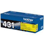 Brother TN431 Standard-Yield Yellow Toner Cartridge-Yields up to 1,800 pages