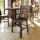 Flash Furniture HERCULES Series School House Back Walnut Wood Restaurant Chair-School House Back Design