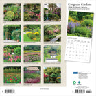 Plato 2026 Gorgeous Gardens Monthly Hanging Wall Calendar - 12" W x 24" H  - English-Durable Construction - Sturdy, high-quality paper resists curling and ink bleed-through, and durable binding ensures longevity throughout the year