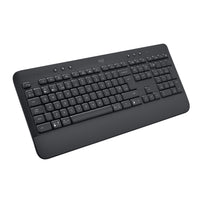 Logitech Signature K650 Comfort Full-Size Wireless Keyboard with Wrist Rest - Graphite-All day comfort: Integrated soft-touch keyboard palm rest meets deep-cushioned keys with that instantly familiar feeling for a satisfying typing experience
