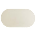 Modway Caspian Oval Concrete Coffee Table - White-Weight Limit: 319 lb