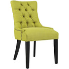 Modway Regent Fabric Dining Side Chair - Wheatgrass - 2 Pack-Dense Foam Padding for Comfort
