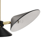 Modway Journey 3-Light 3" Arm Pendant - Black-LED Compatible, Assembly Required