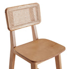 Manhattan Comfort Versailles 15.75" Industry Chic Counter Stool - Nature-10