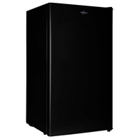 Koolatron Compact Fridge with Freezer - 3.2 cu ft - Black-3.2 cubic foot (91 L) capacity