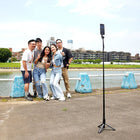 Adam Elements SELFIE II Wireless Bluetooth Tripod Selfie Stick - Black-Portable and Lightweight: Collapses to a length of only 20 cm and weighs 166 g, making it easy to carry. Extends up to 80 cm, perfect for group photos with more than 10 people