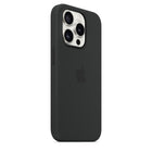 Apple iPhone 15 Pro Max Silicone Case Magsafe - Black - MT1M3ZM/A-Colour: Black