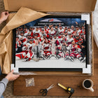 Frameworth Carolina Hurricanes 20" H x 29" W Framed Canvas Celebration 2026 Stanley Cup Champions Framed Canvas - Officially Licensed NHL/NHLPA-6