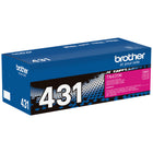 Brother TN431 Standard-Yield Magenta Toner Cartridge-Finely balanced for an even flow and consistent toner distribution onto the page