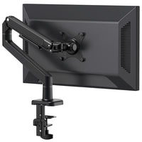 ShoppingAll Premium Monitor Arm Desk Mount for Single Screen - Black-Smooth mechanical spring: easy, consistent adjustment and stable hold