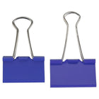 JAM Paper Colourful Binder Clips Assortment - Medium & Large - Purple - 27 Pack-Binder clips' strong hold keeps stacks of loose paper securely fastened together, without the risk of slipping or falling out