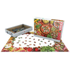 Eurographics Italian Table Puzzle - 1000 Pieces-European blue board