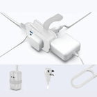 Uncaged Ergonomics Travel Charger - 4 AC - 2 USB - 1 USB-C - White-2 3-Prong Outlet.