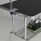 PawHut 35.4" L Dog Grooming Table with 8-39" Height Adjustable Arm-Foldable design to saving space 
